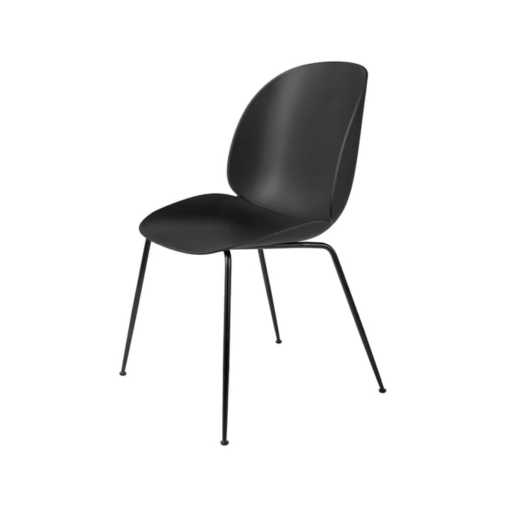 Beetle tuoli - Black, mustaksi kromattu teräsrunko - GUBI