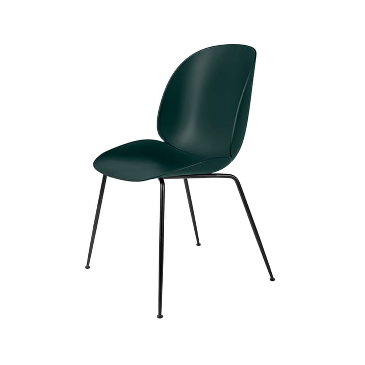 Beetle tuoli - Dark green, musta teräsrunko - Gubi