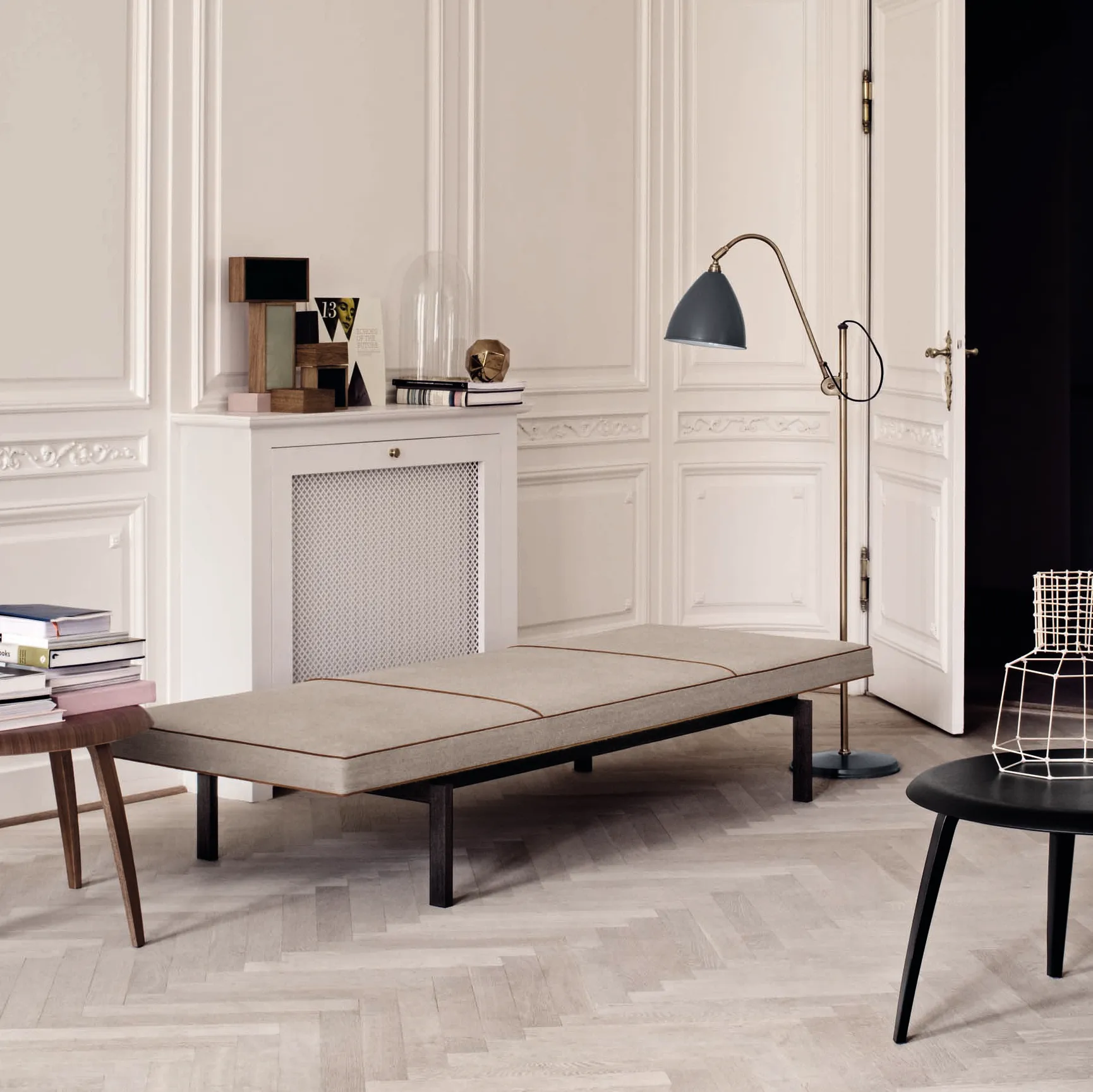 Bestlite BL3M lattiavalaisin, harmaa-messinki GUBI