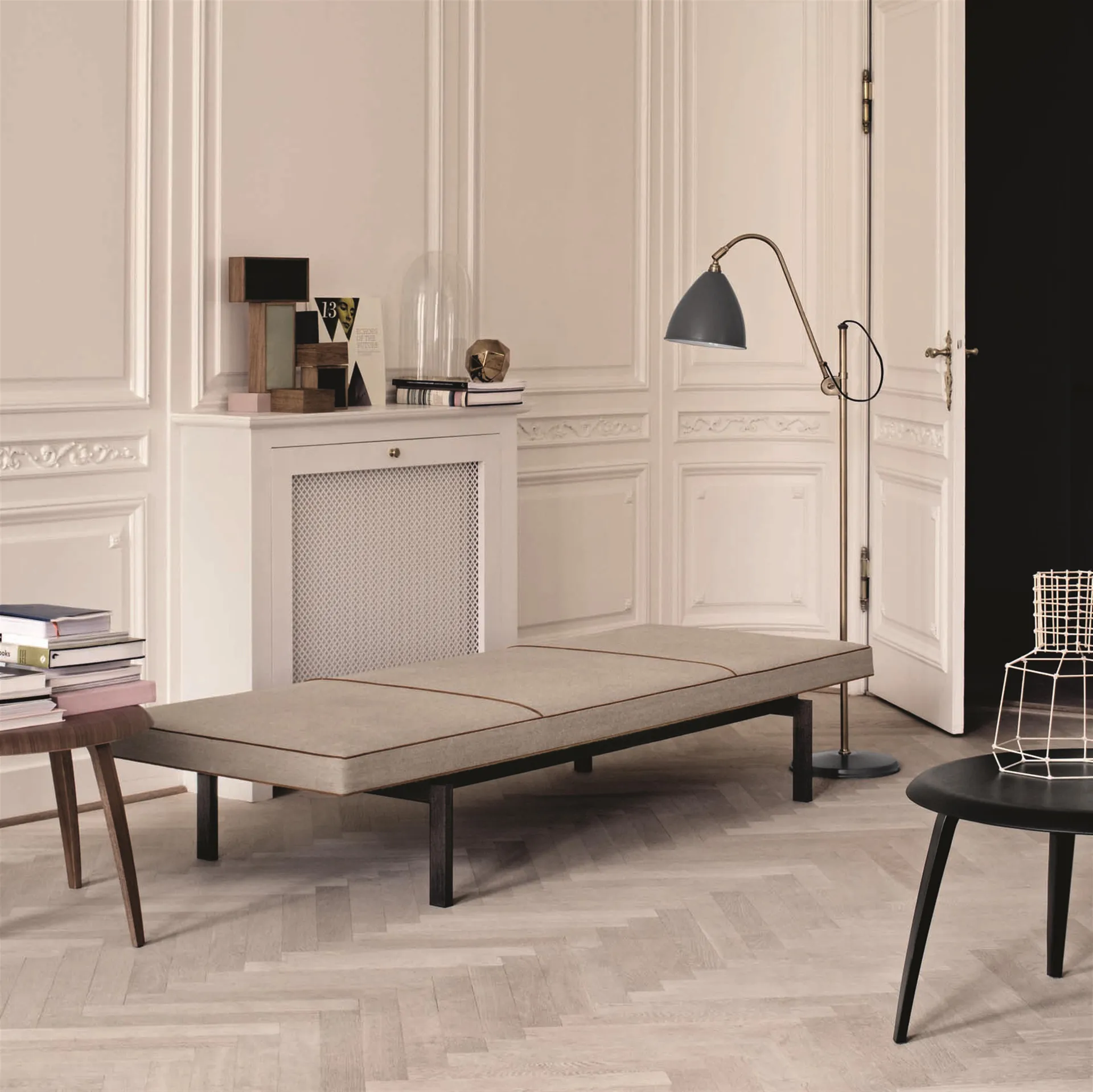 Bestlite BL3M lattiavalaisin, harmaa-messinki GUBI