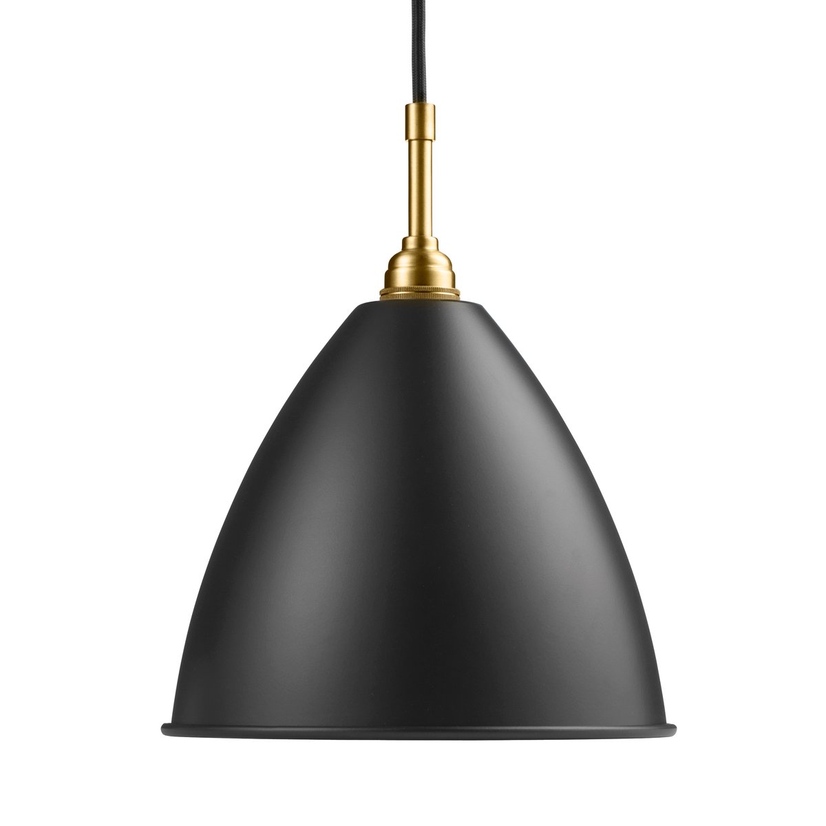 GUBI Bestlite BL9L lampa hiilenmusta-messinki | Skandinaavinen Sisustus | Kattovalaisimet & Riippuvalaisimet | Musta