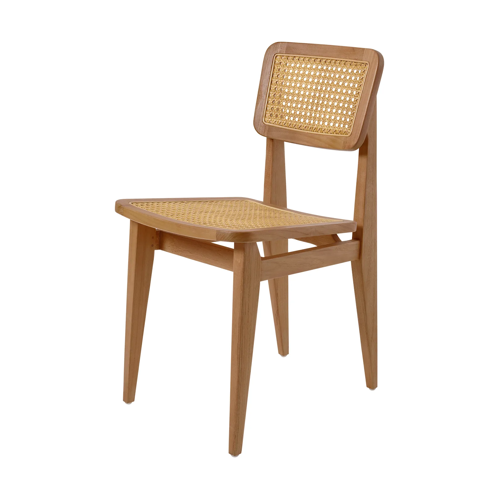 C-chair Outdoor tuoli, All french cane-natural teak GUBI
