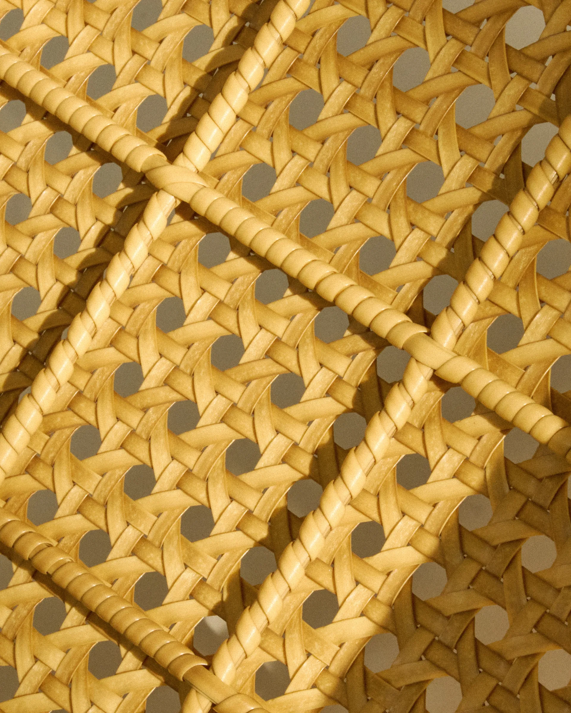 C-chair Outdoor tuoli, All french cane-natural teak GUBI