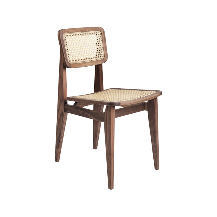 C-Chair tuoli - American walnut, rottinki - GUBI