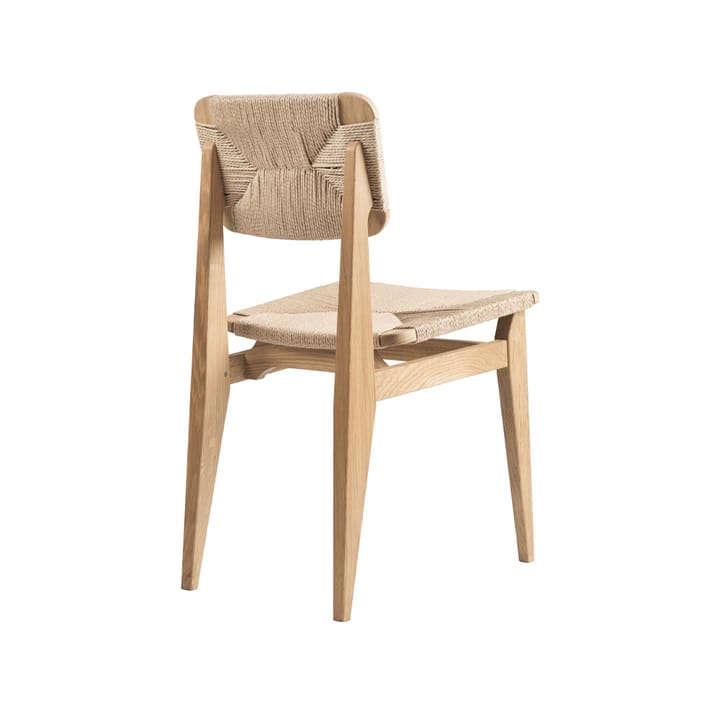 C-Chair tuoli - Oak oiled, luonnonpunottu istuinosa ja selkänoja - GUBI