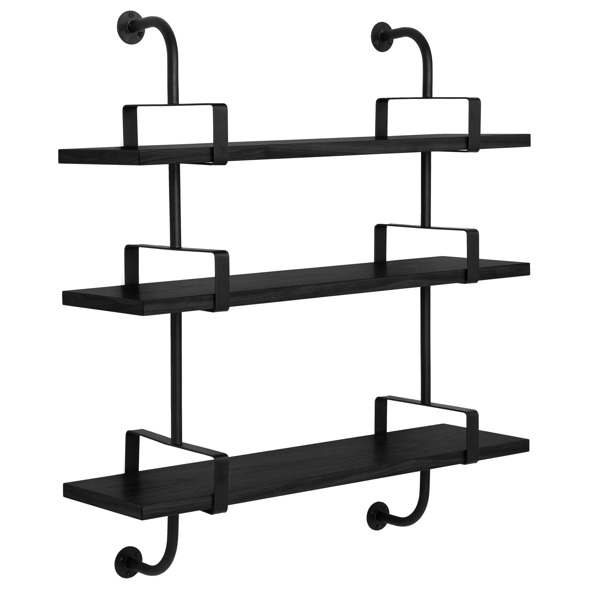 Démon hylly 3 hyllylevyä 95 cm, Black stained ash GUBI
