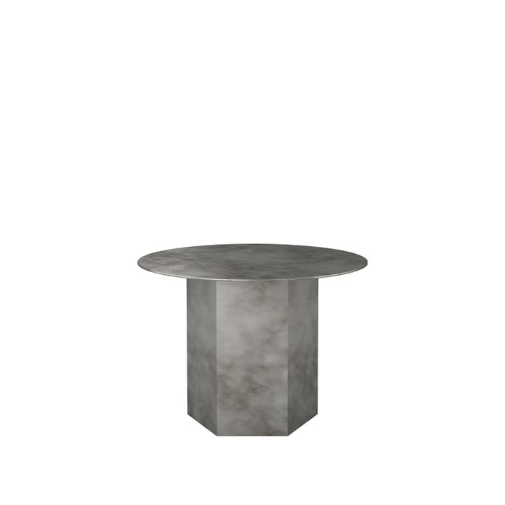 Epic Steel -sohvapöytä - Misty grey, ø 60 cm - GUBI