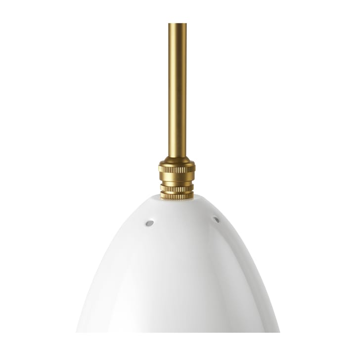 Gräshoppa kattovalaisin kiiltävä, Alabaster white-brass GUBI