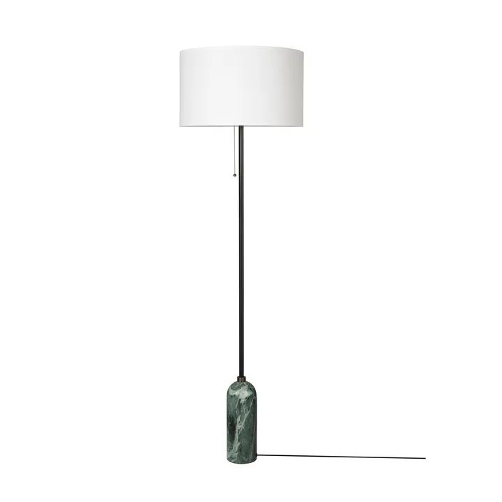 Gravity lattiavalaisin - Emerald marble-valkoinen - GUBI