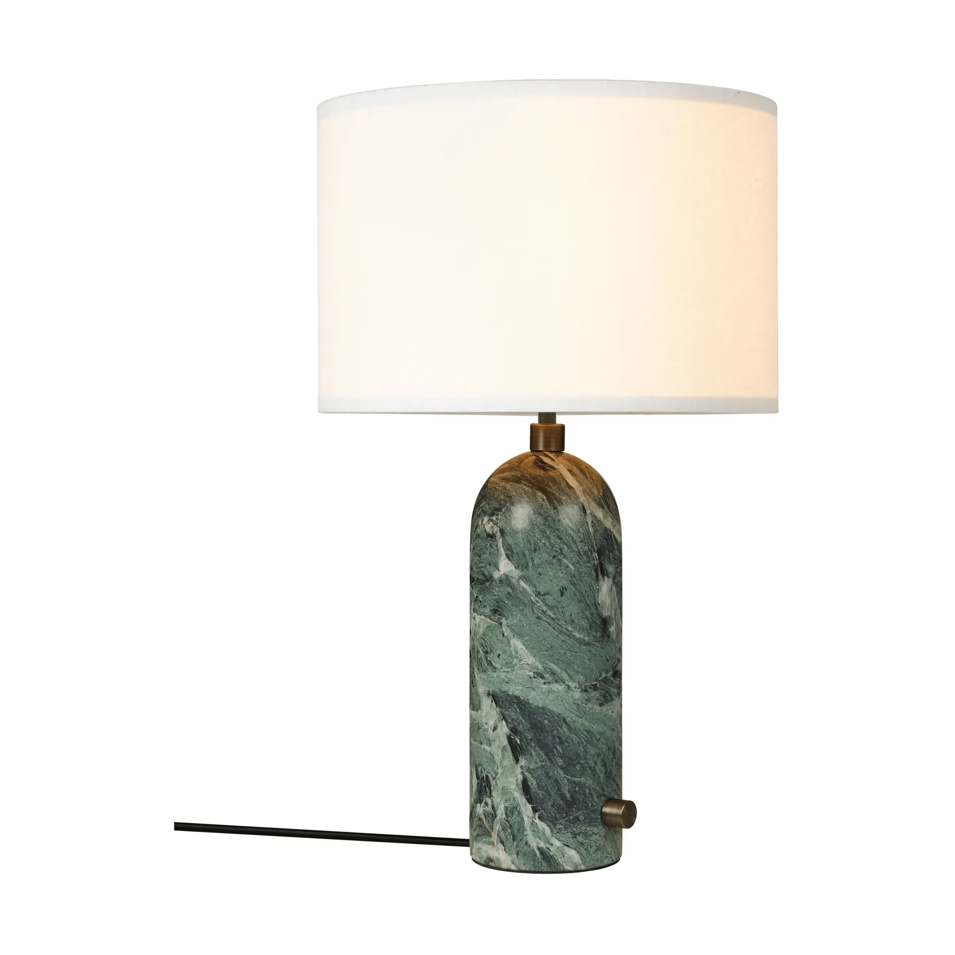 Gravity S pöytävalaisin, Emerald marble-valkoinen GUBI