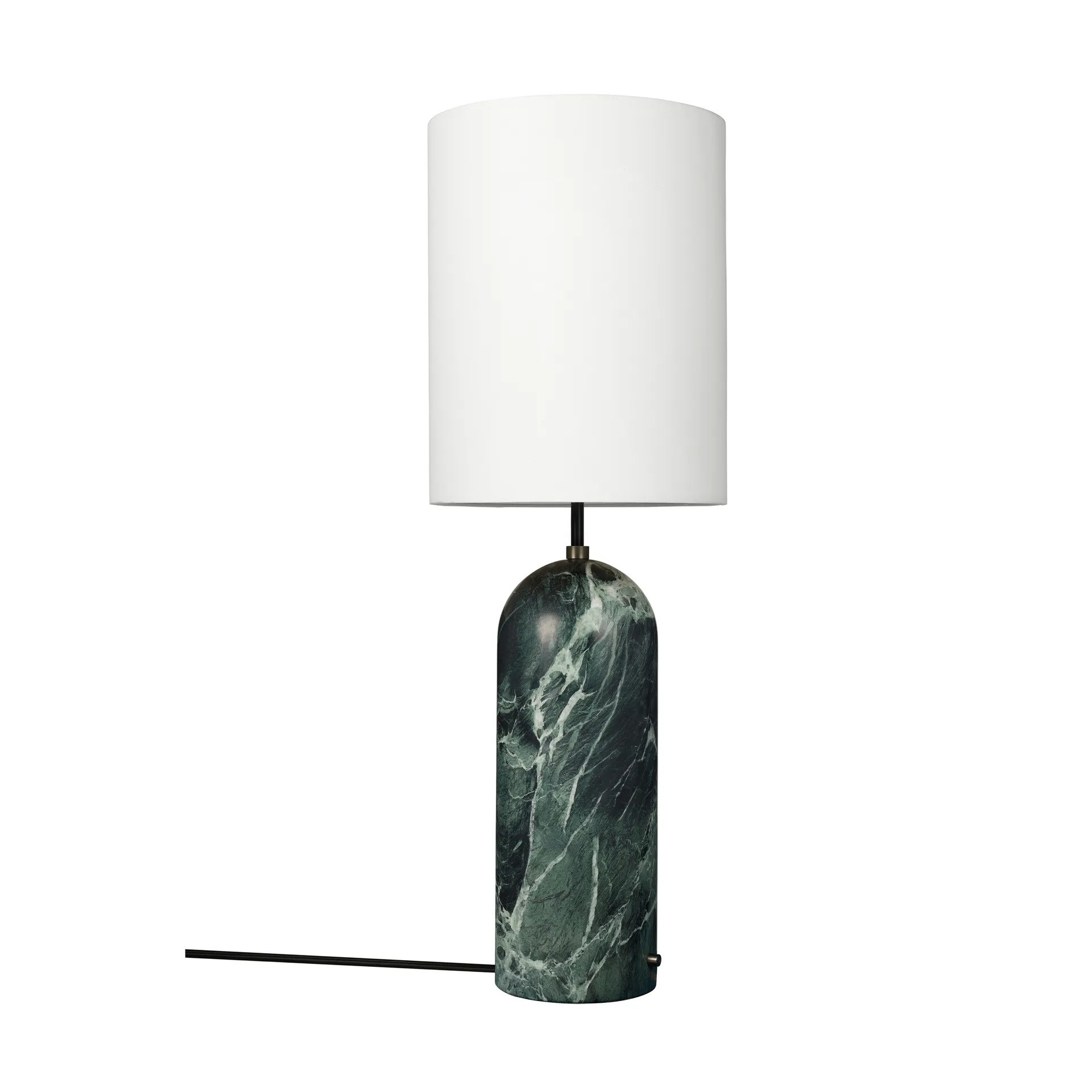 Gravity XL -lattiavalaisin, Emerald marble-valkoinen GUBI