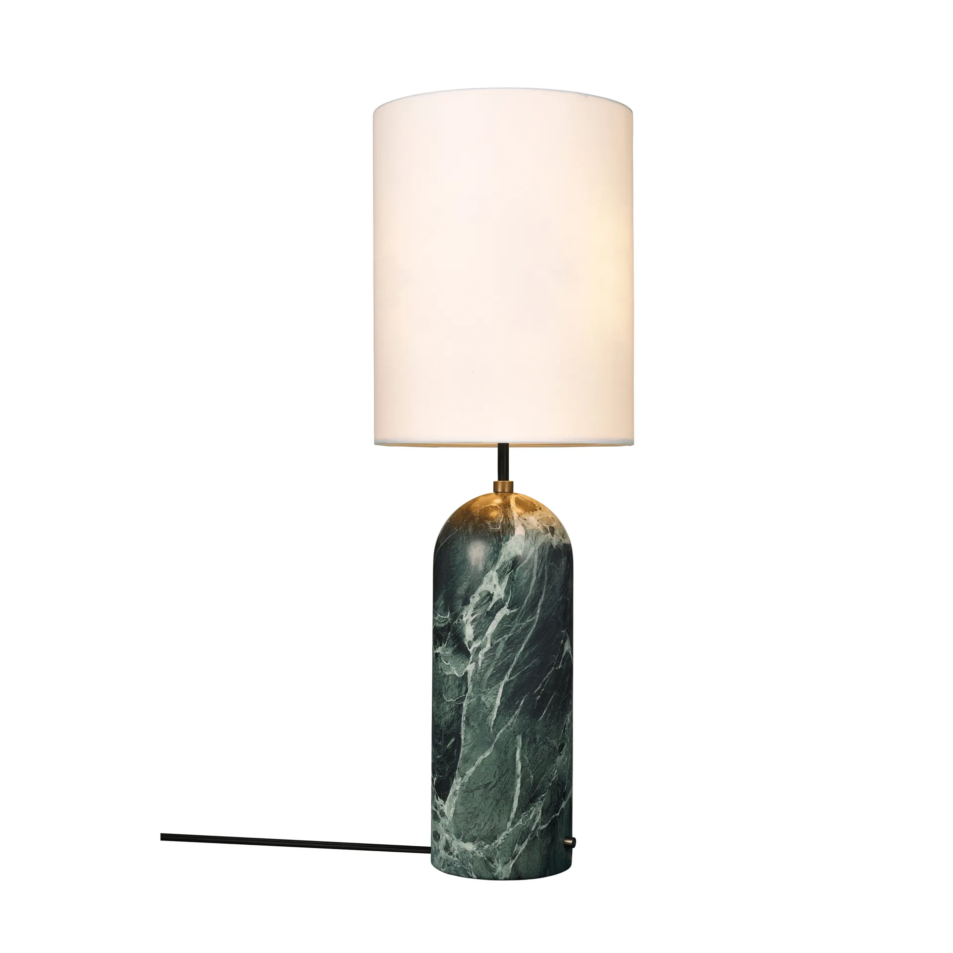 Gravity XL -lattiavalaisin, Emerald marble-valkoinen GUBI