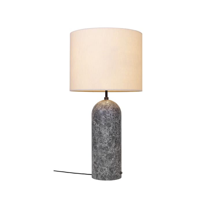 Gravity XL -lattiavalaisin, Harmaa marmori/canvas, low GUBI