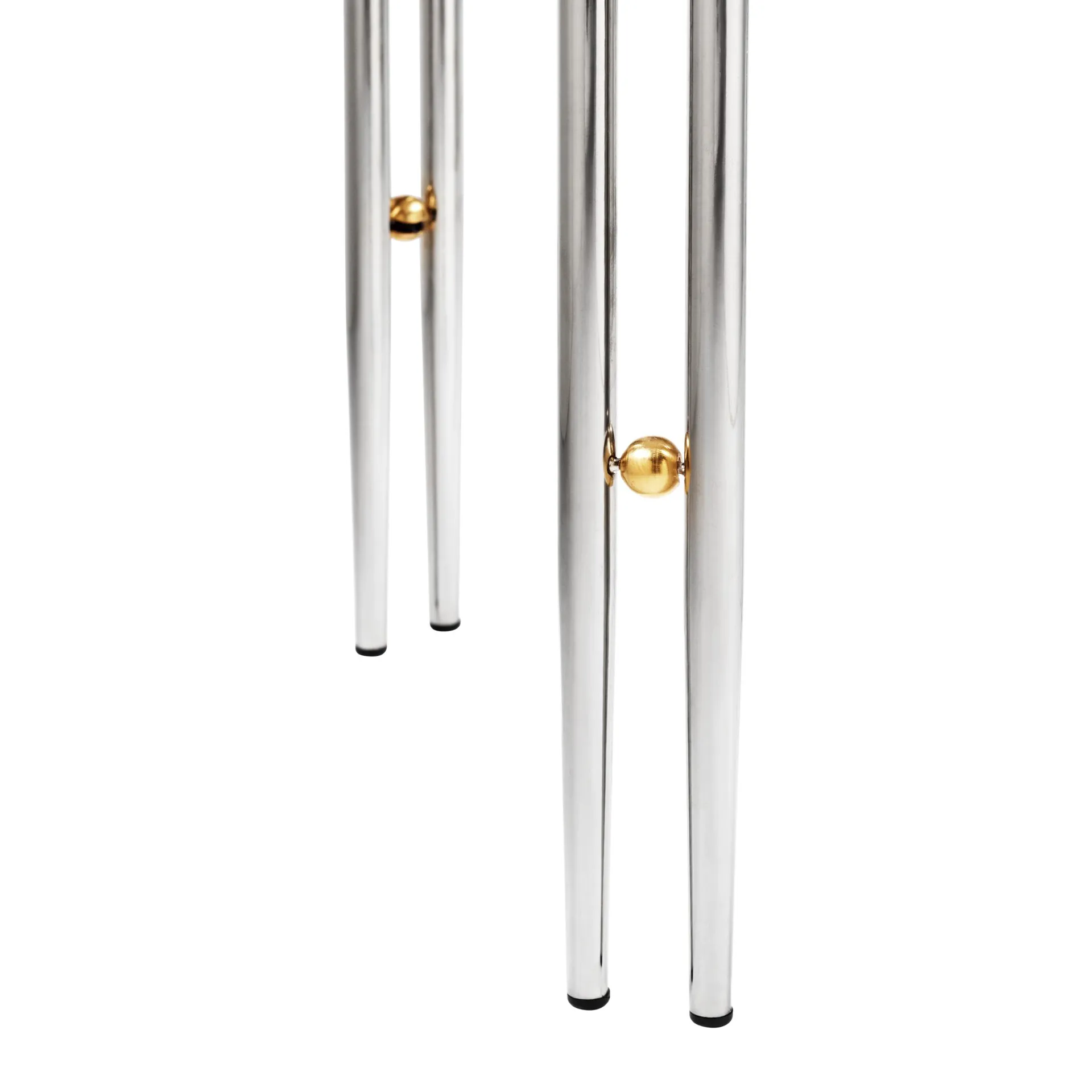 IOI sohvapöytä Ø 50 cm, Kromi-messinki-valkoinen marmori GUBI