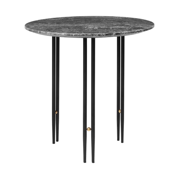IOI sohvapöytä Ø 50 cm - Musta-messinki-harmaa marmori - Gubi