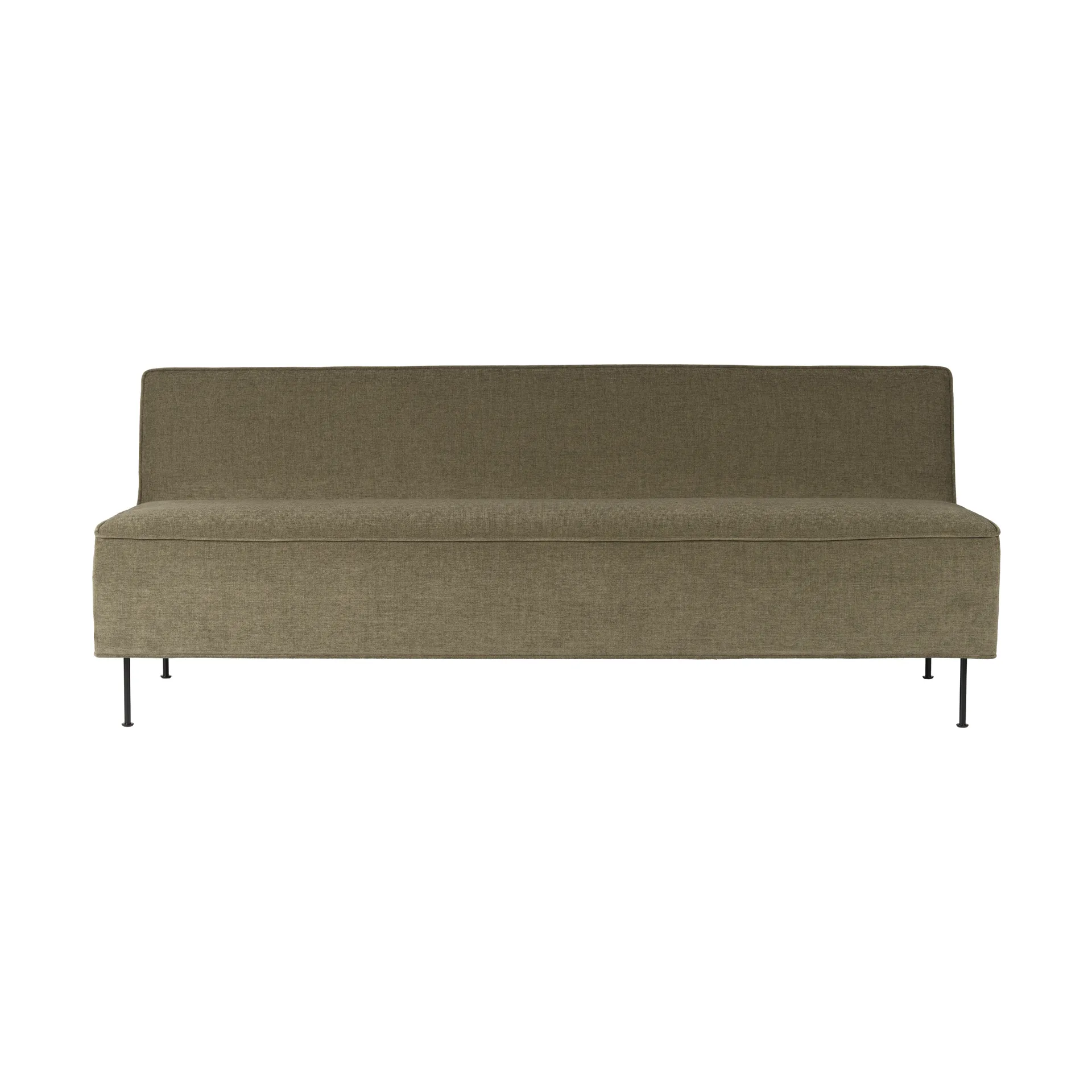 Modern Line -sohva 180 x 83 x 70 cm, Belsuede special FR 002-black GUBI