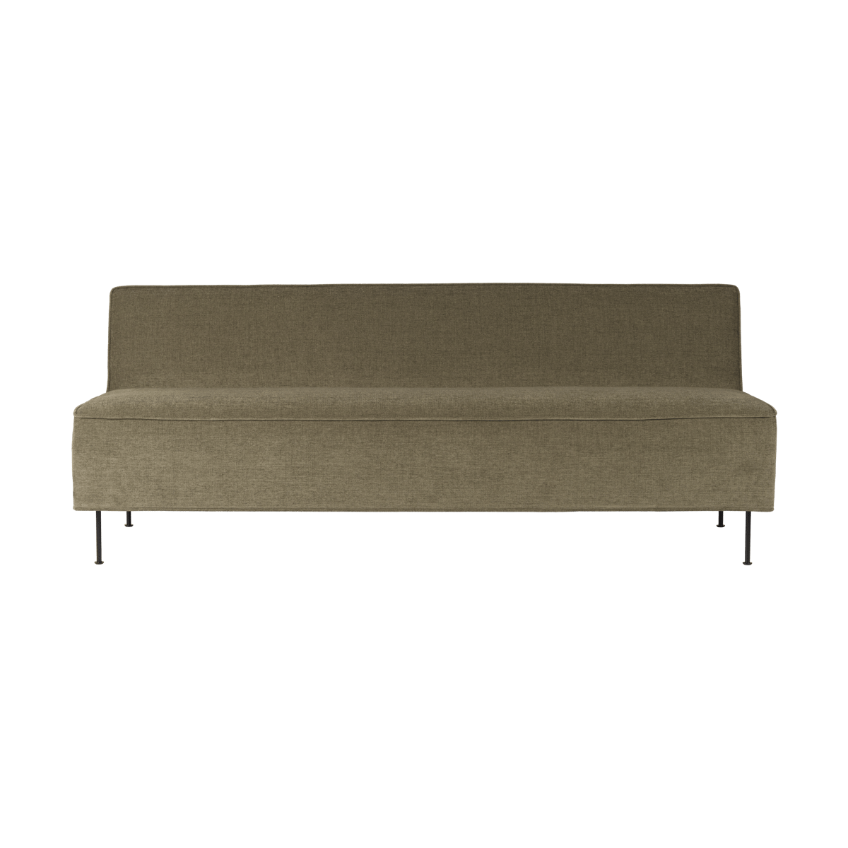 Gubi Modern Line -sohva 180 x 83 x 70 cm Belsuede special FR 002-black