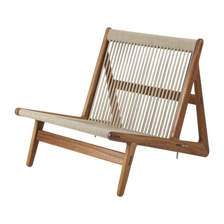 MR01 Initial outdoor lounge chair - Öljytty irokopuu - Gubi