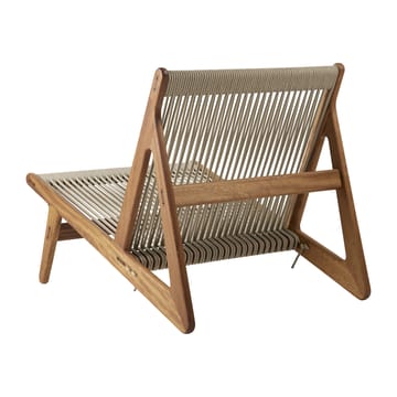 MR01 Initial outdoor lounge chair - Öljytty irokopuu - GUBI