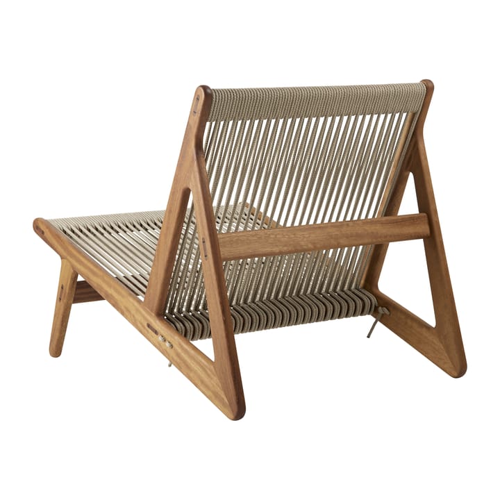 MR01 Initial outdoor lounge chair - Öljytty irokopuu - GUBI