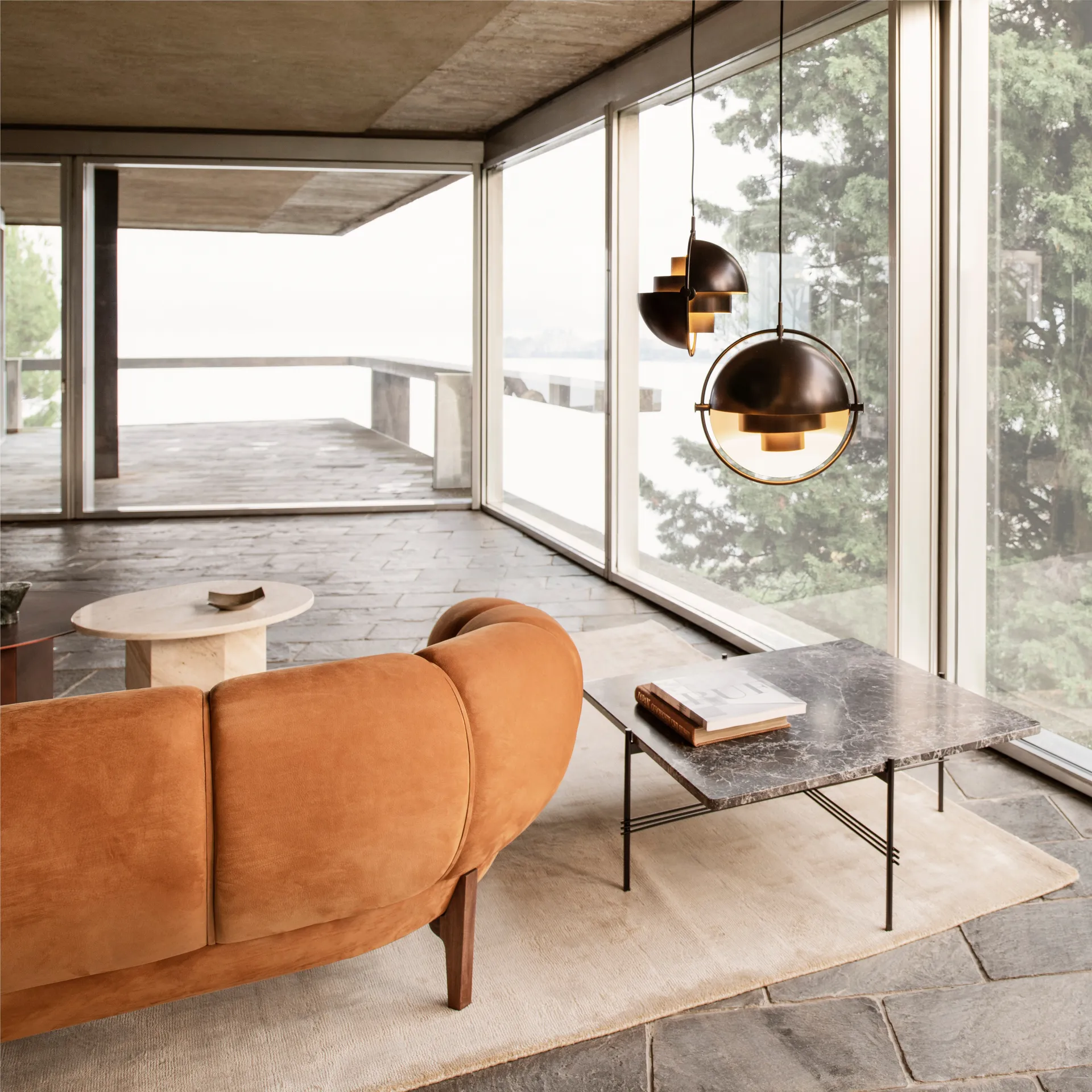 Multi-Lite kattolamppu small, Antiikkimessinki GUBI