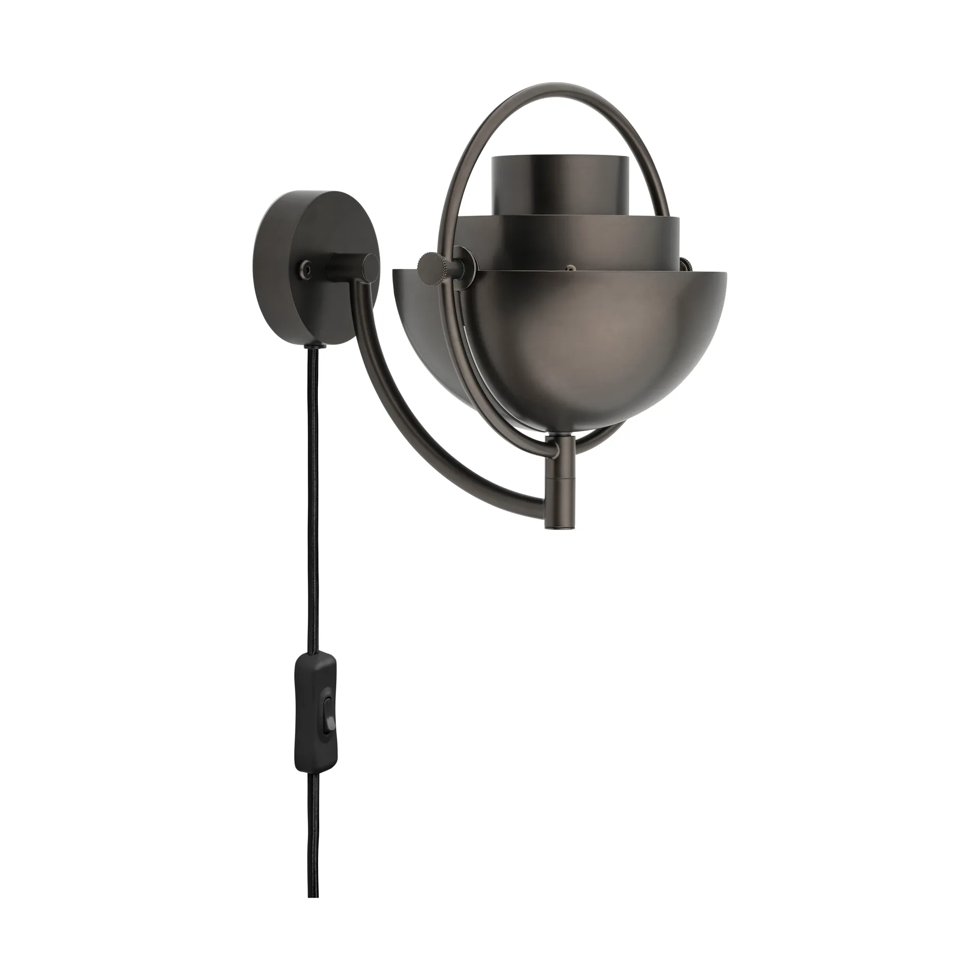 Multi-Lite seinälamppu, Musta GUBI