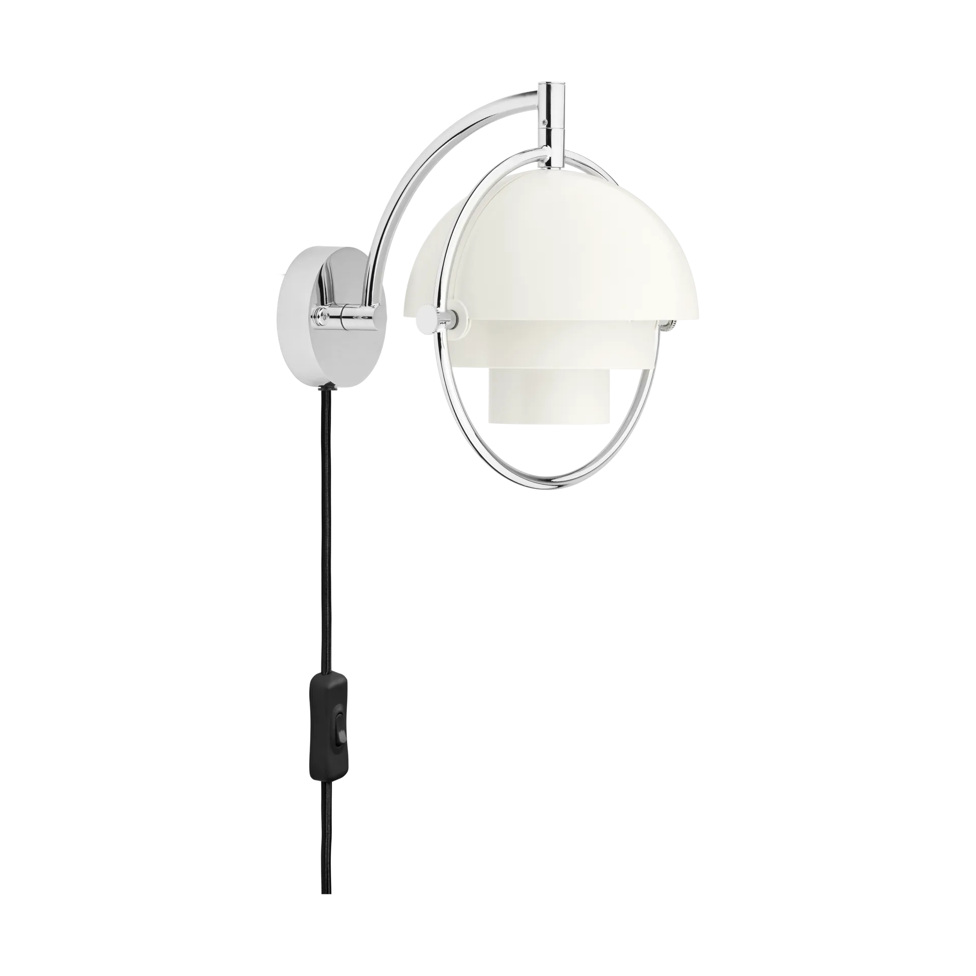 Multi-Lite seinälamppu, Valkoinen kromi GUBI