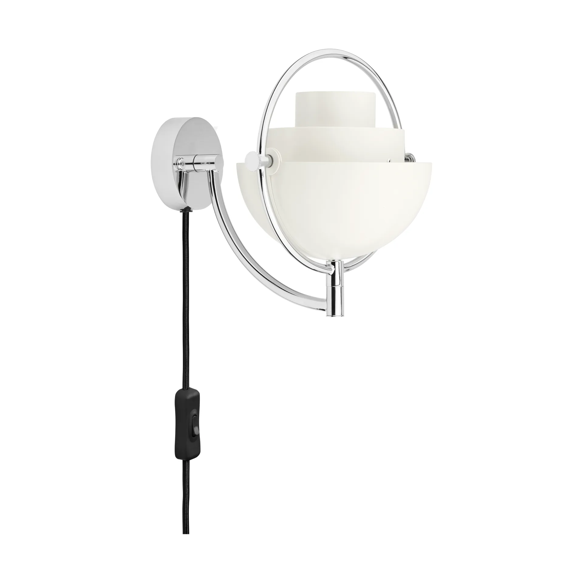 Multi-Lite seinälamppu, Valkoinen kromi GUBI