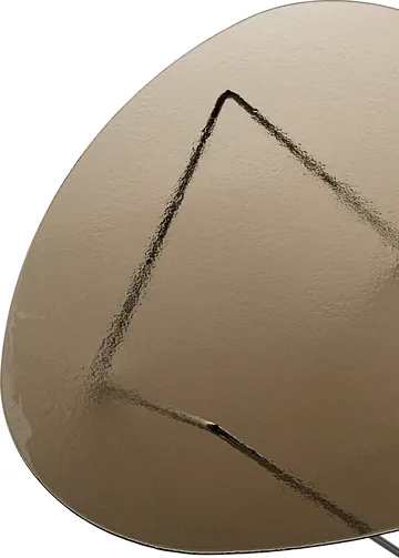 Pedrera sohvapöytä - Kromirakenne lasia pronssi - GUBI