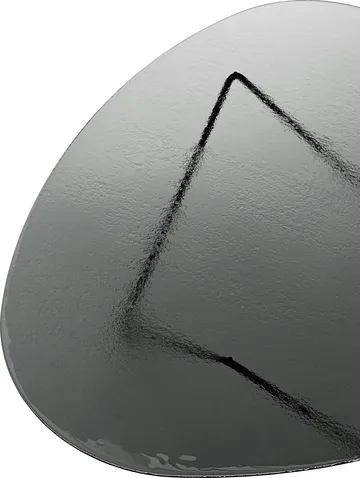 Pedrera sohvapöytä - Musta semimatta-struktuurilasi smoke - GUBI