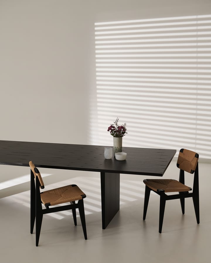 Private ruokapöytä 100 x 320 cm, Ruskea-mustaksi petsattu tammi GUBI