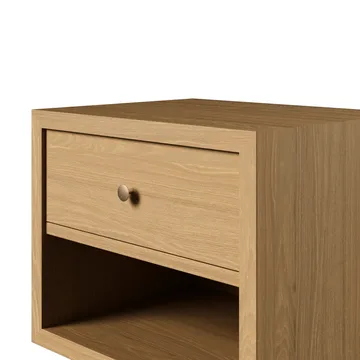 Private sivupöytä 40x50 cm - vaaleaksipetsattu tammi - GUBI