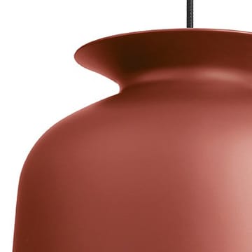 Ronde valaisin iso - rusty red (ruosteenpunainen) - GUBI