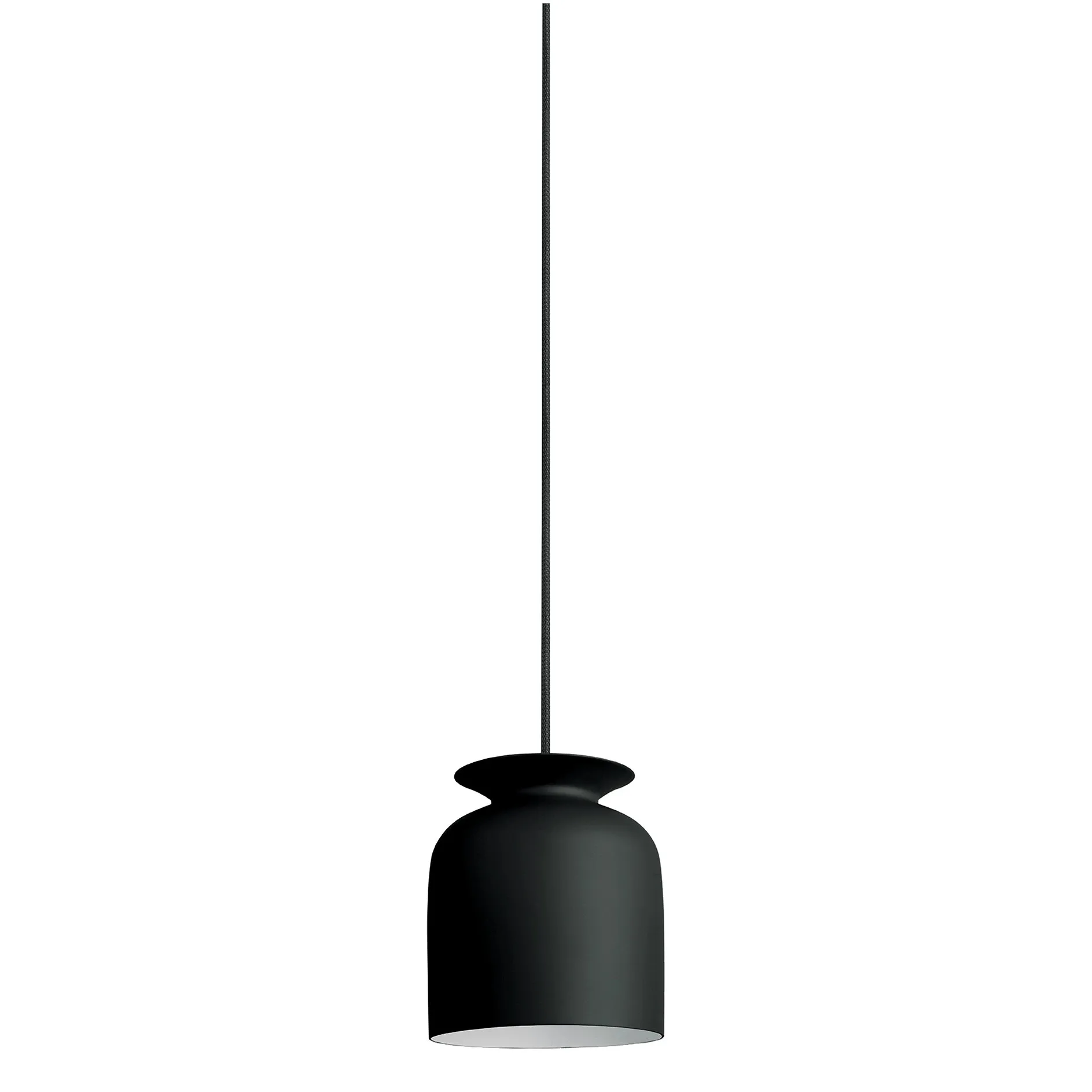 Ronde valaisin pieni, charcoal black(musta) GUBI