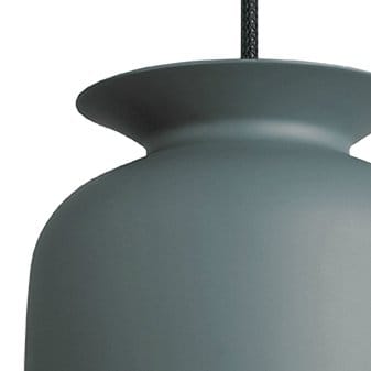 Ronde valaisin pieni, pigeon grey (tummanharmaa) GUBI
