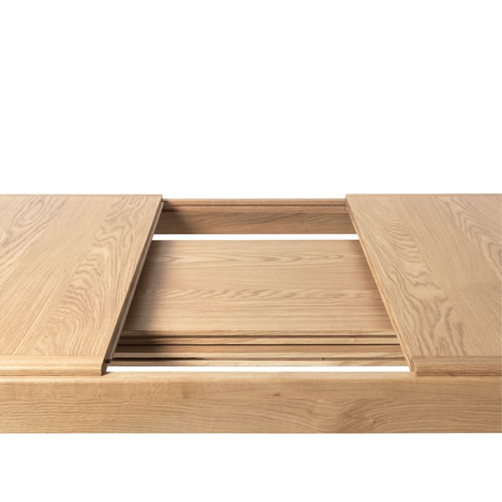 S-table ruokapöytä, Oak matt lacqured, extendable GUBI