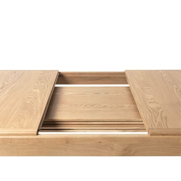 S-table ruokapöytä - Oak matt lacqured, extendable - GUBI