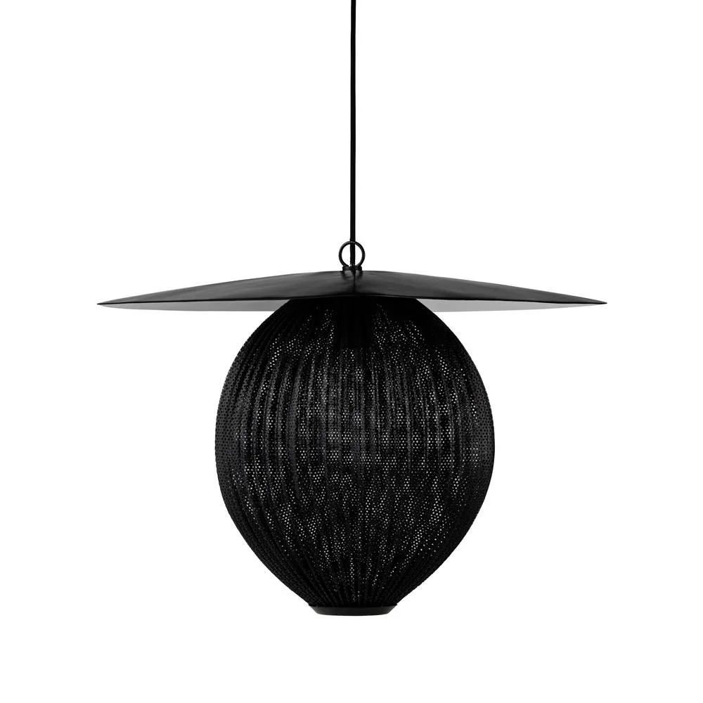 Satellite kattovalaisin large, midnight black (musta) GUBI