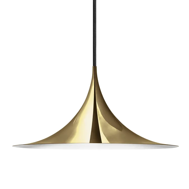 Semi riippuvalaisin Ø47 cm - Polished brass - GUBI