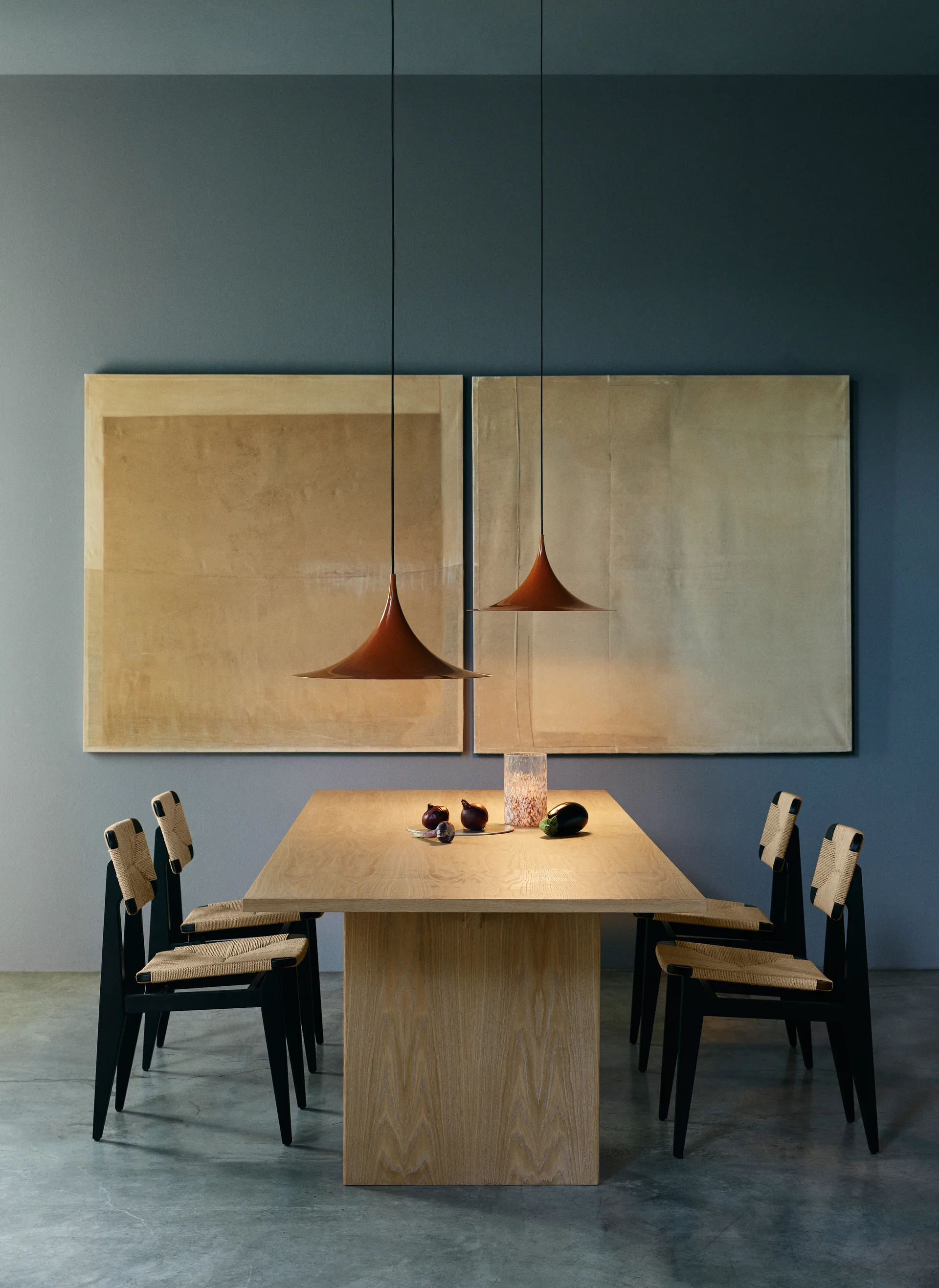 Semi valaisin Ø 47 cm, Roasted pumpkin glossy GUBI