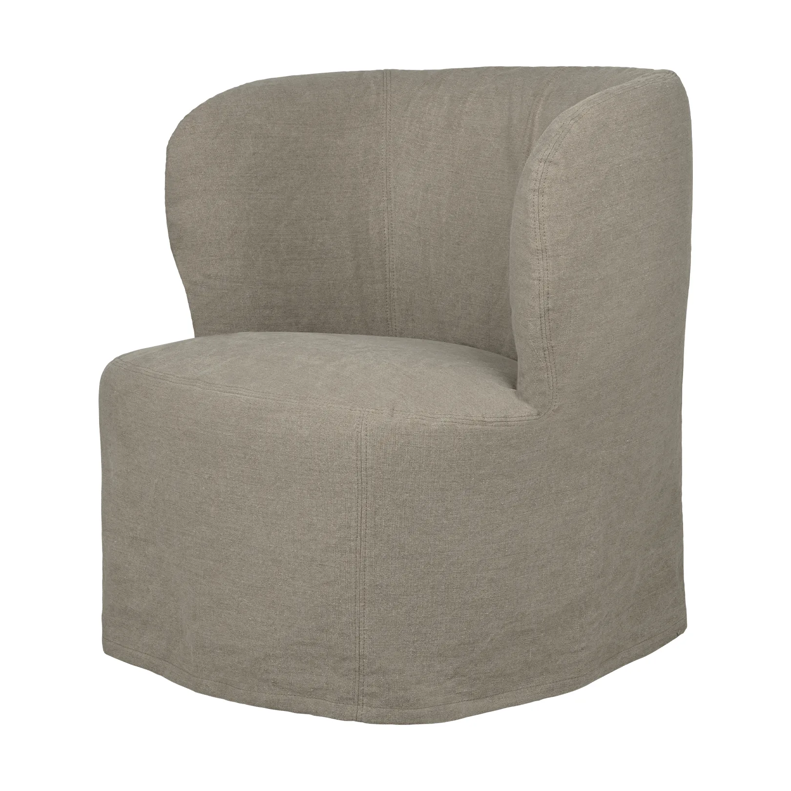 Stay Slipcover nojatuoli, Linen 0024, pieni GUBI
