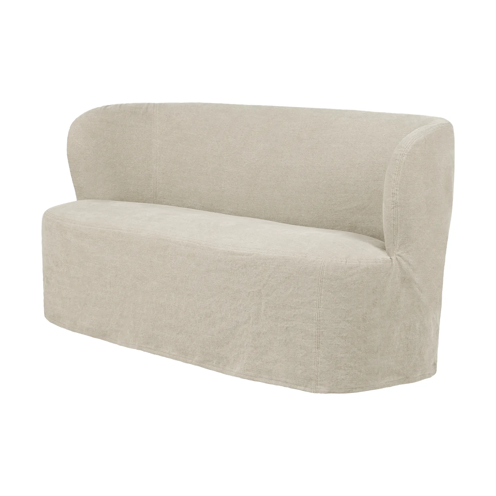 Stay Slipcover sohva, Linen 0023, 150x70 cm, 2-istuttava GUBI
