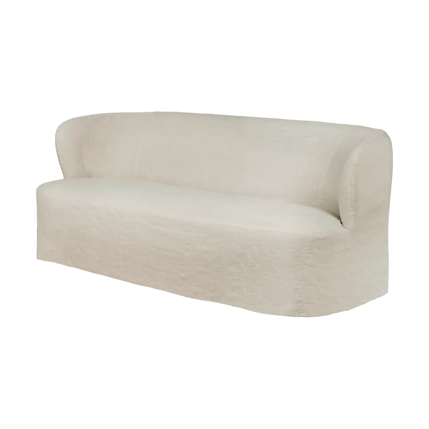 Stay Slipcover sohva, Linen 0023, 190x95 cm, 2,5-istuinsohva GUBI