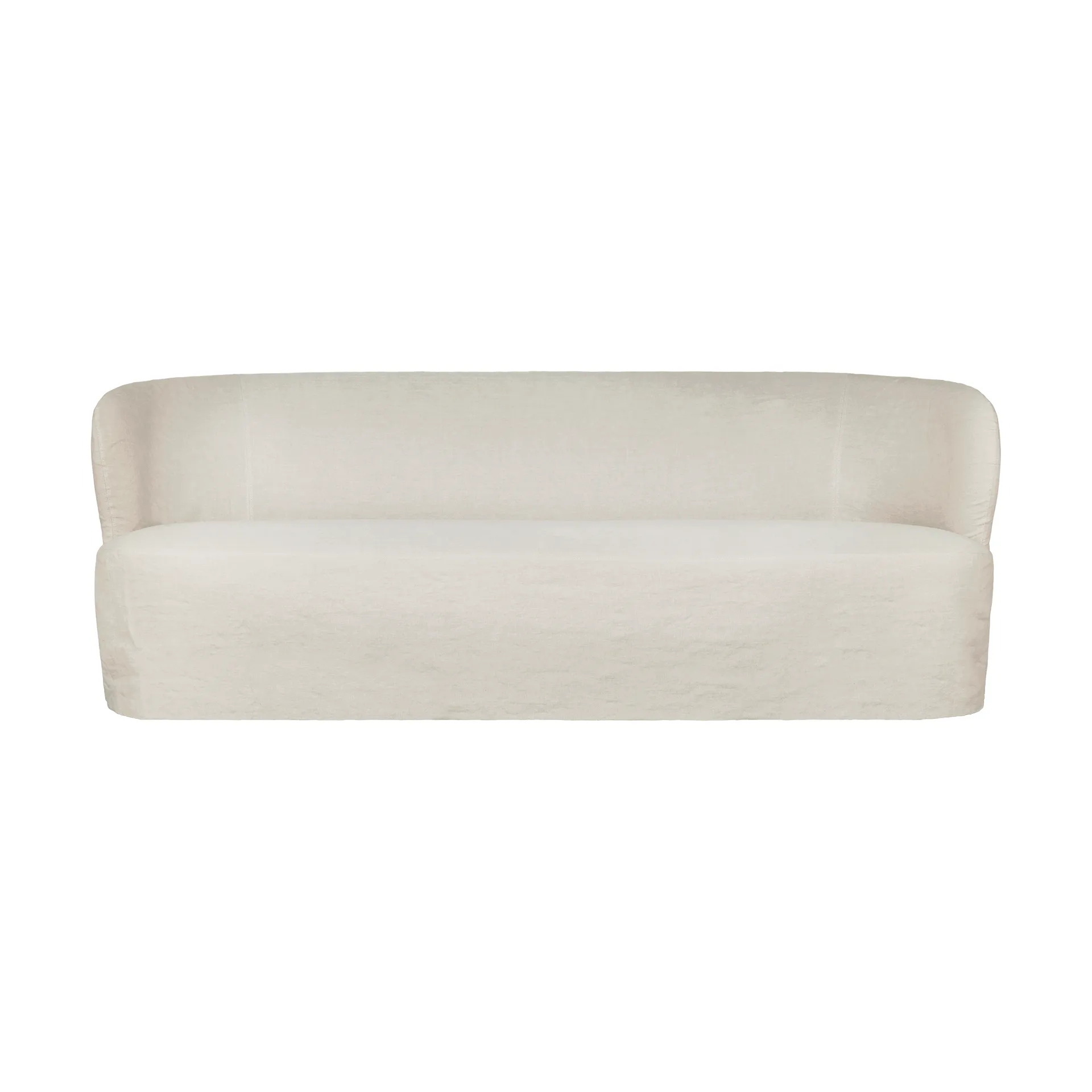 Stay Slipcover sohva, Linen 0023, 220x95 cm, 3-istuinsohva GUBI