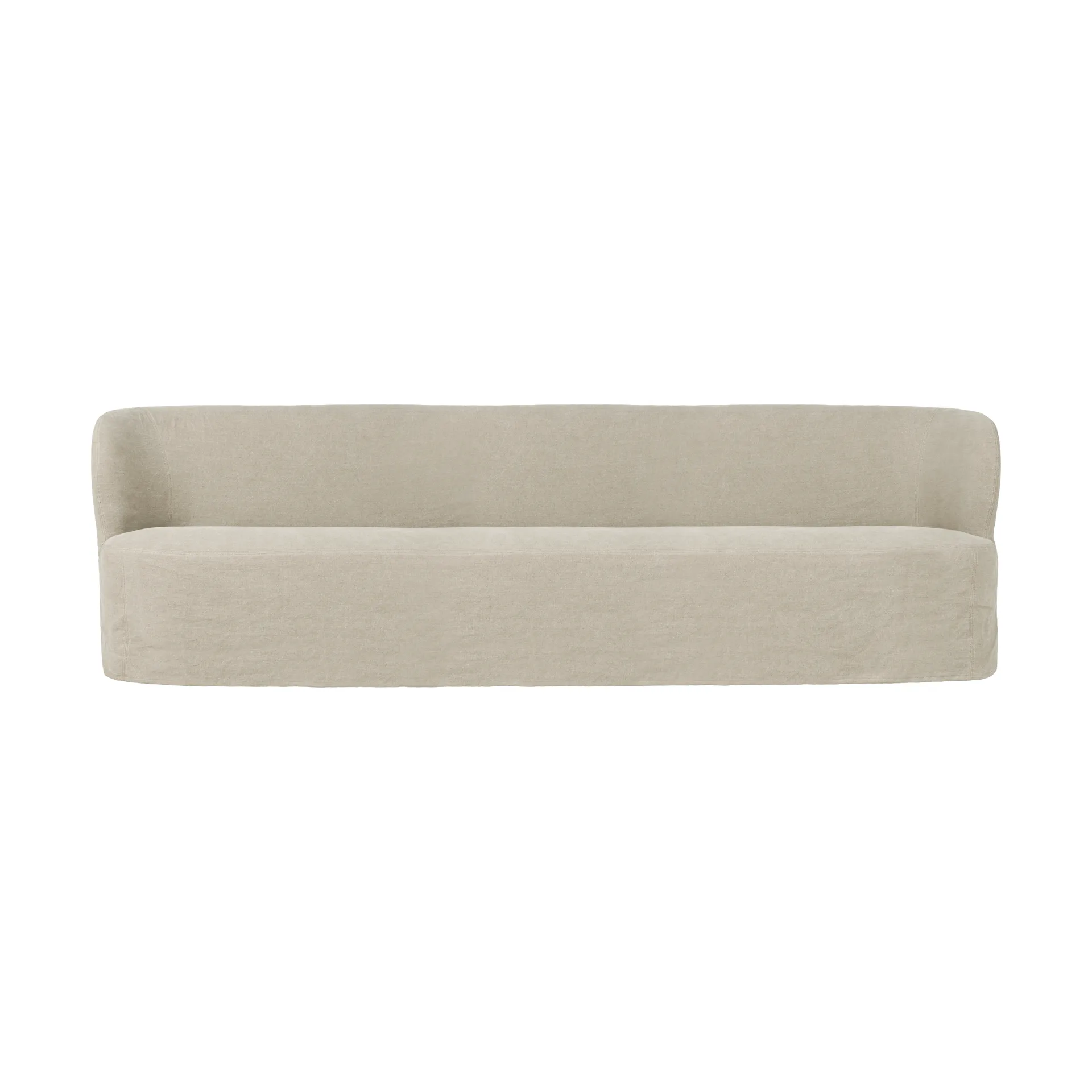 Stay Slipcover sohva, Linen 0023, 260x70 cm, 4-istuin GUBI