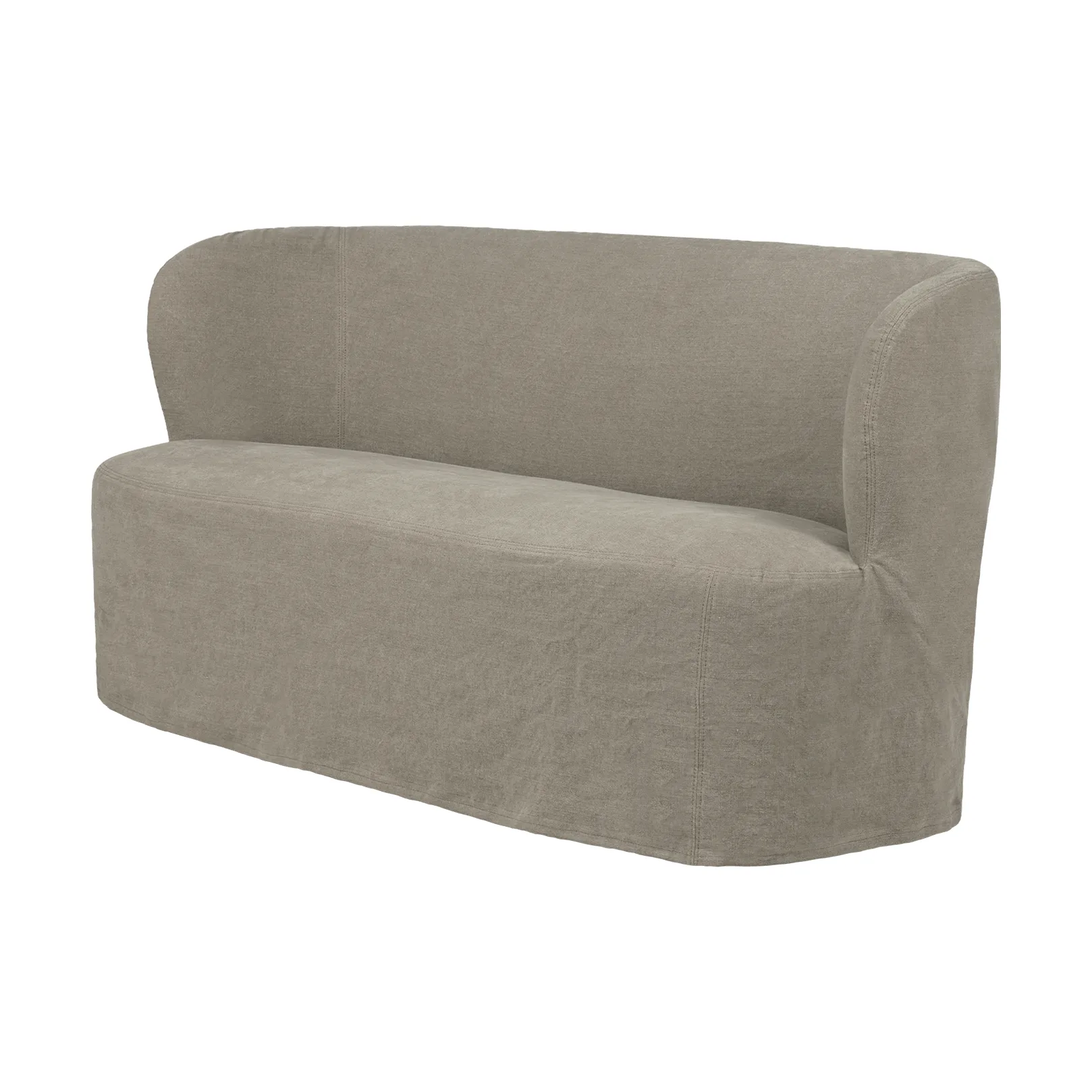 Stay Slipcover sohva, Linen 0024, 150x70 cm, 2-istuin GUBI