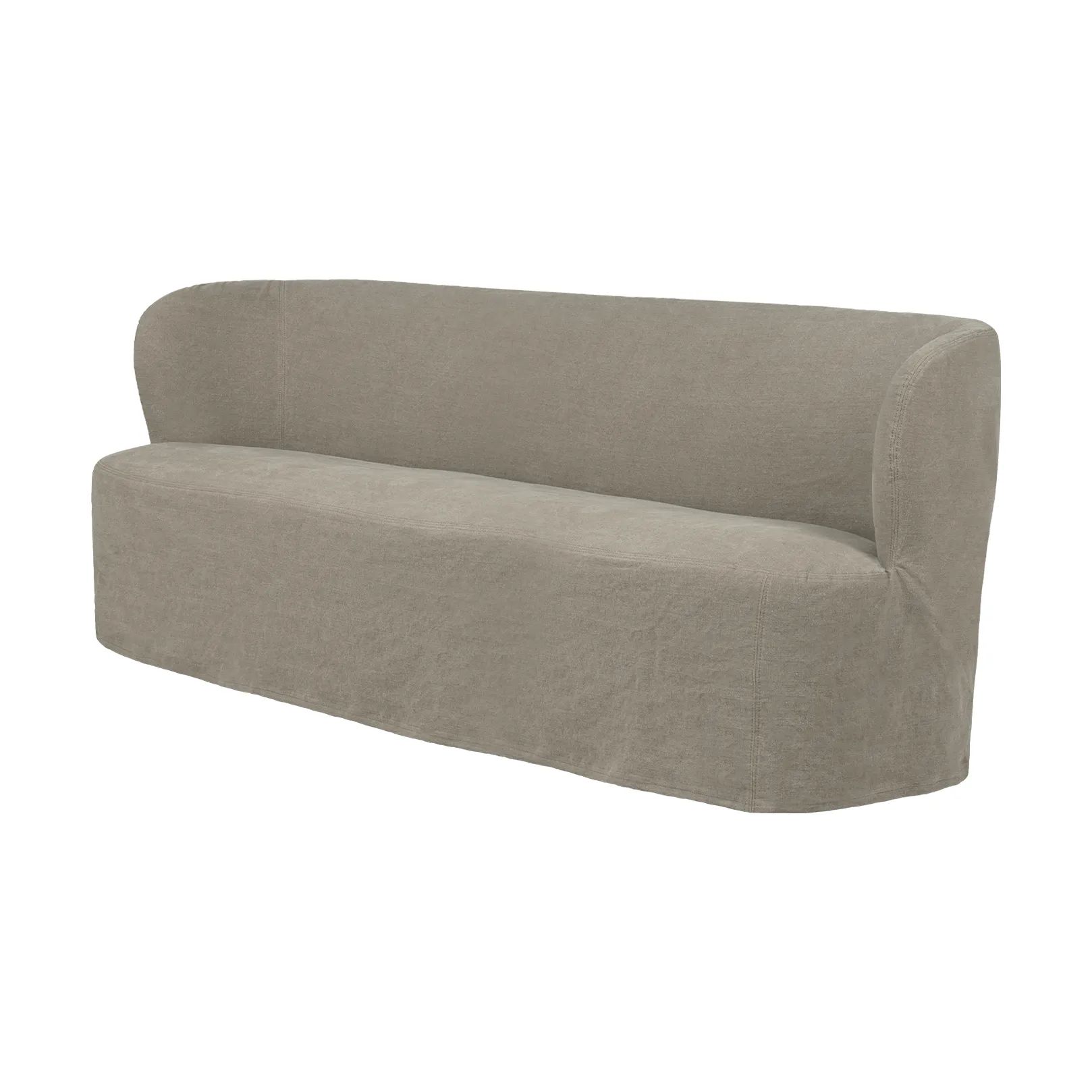 Stay Slipcover sohva, Linen 0024, 190x70 cm, 2,5-istuinpaikkainen GUBI