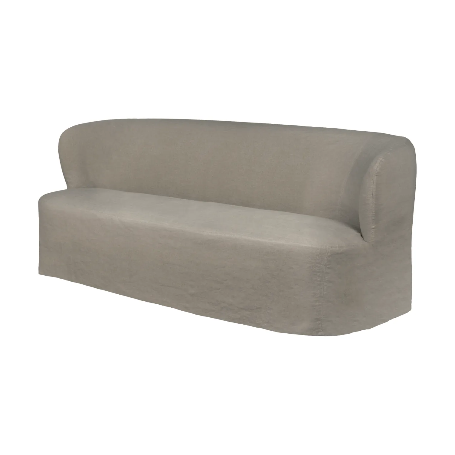 Stay Slipcover sohva, Linen 0024, 190x95 cm, 2,5-istuttava sohva GUBI