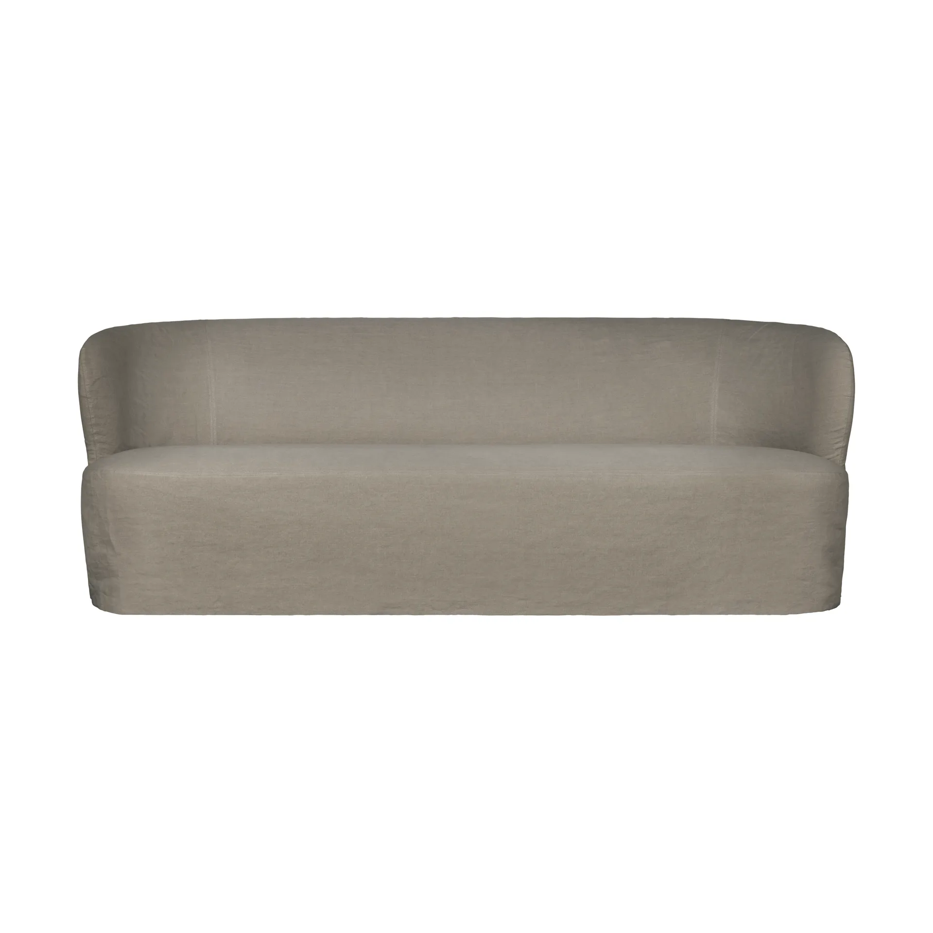 Stay Slipcover sohva, Linen 0024, 220x95 cm, 3-istuttava GUBI