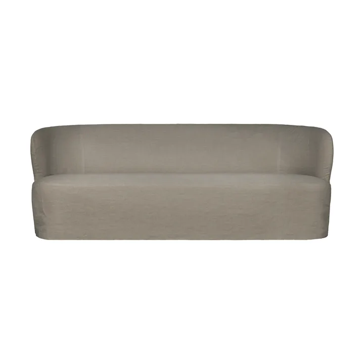 Stay Slipcover sohva - Linen 0024, 220x95 cm, 3-istuttava - GUBI